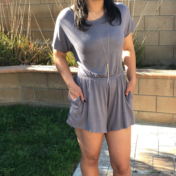 ROMPER OPEN BACK TIE UP - Picture 5 of 7